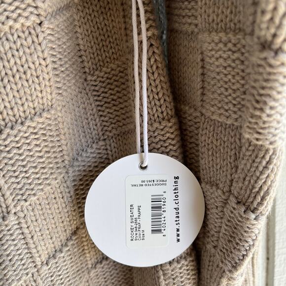 STAUD Cream Turtleneck Sweater - Picture 8 of 10